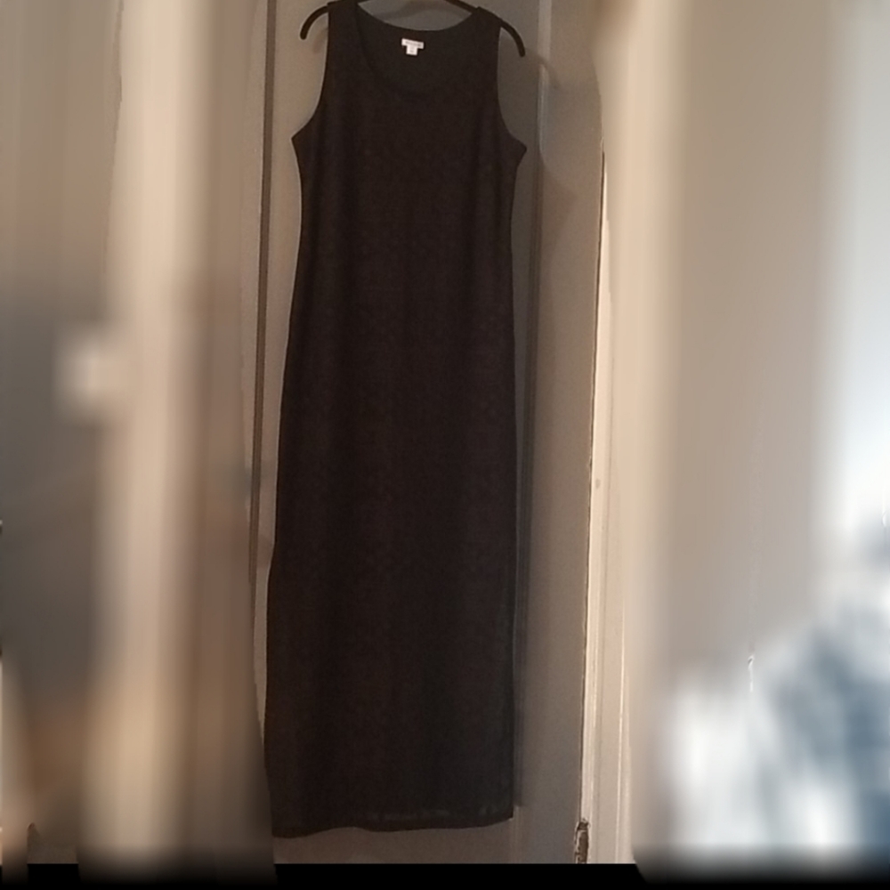 Maxi Lace Black Dress
